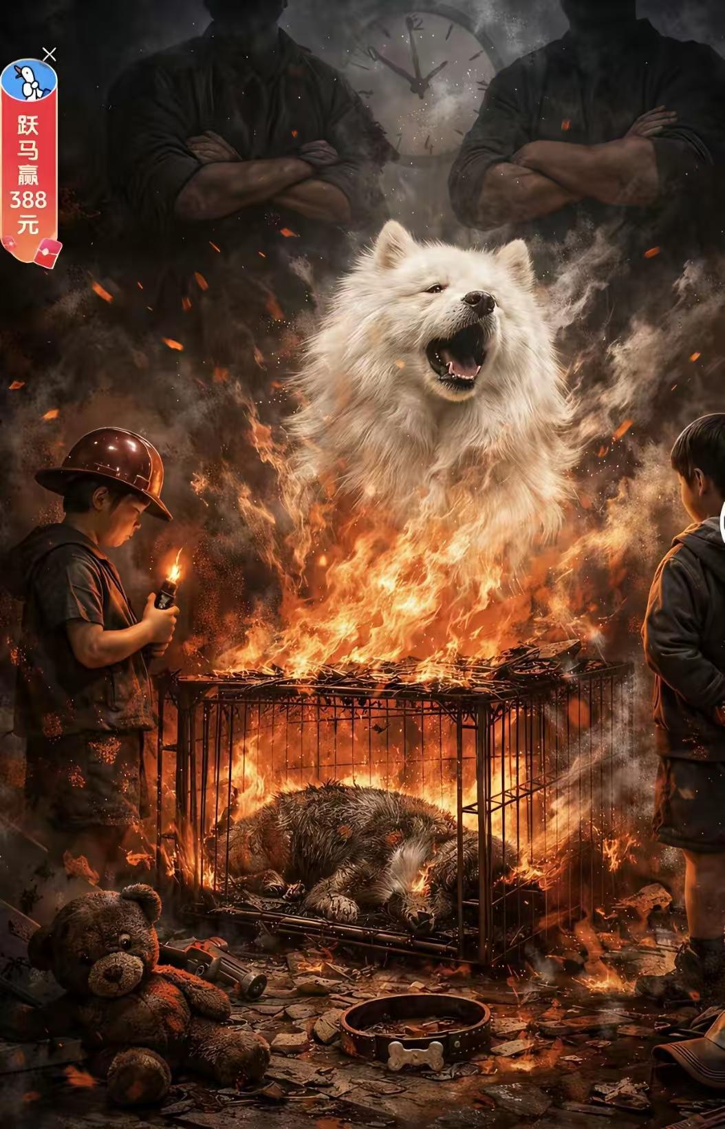 一只狗命，就能网暴两个未成年的孩子。作为人，是不是过了。自然法则，同袍不会自相残