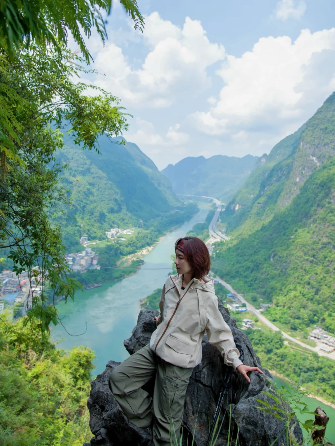 这不是虎跳峡这是广西龙湾，人少景美免费