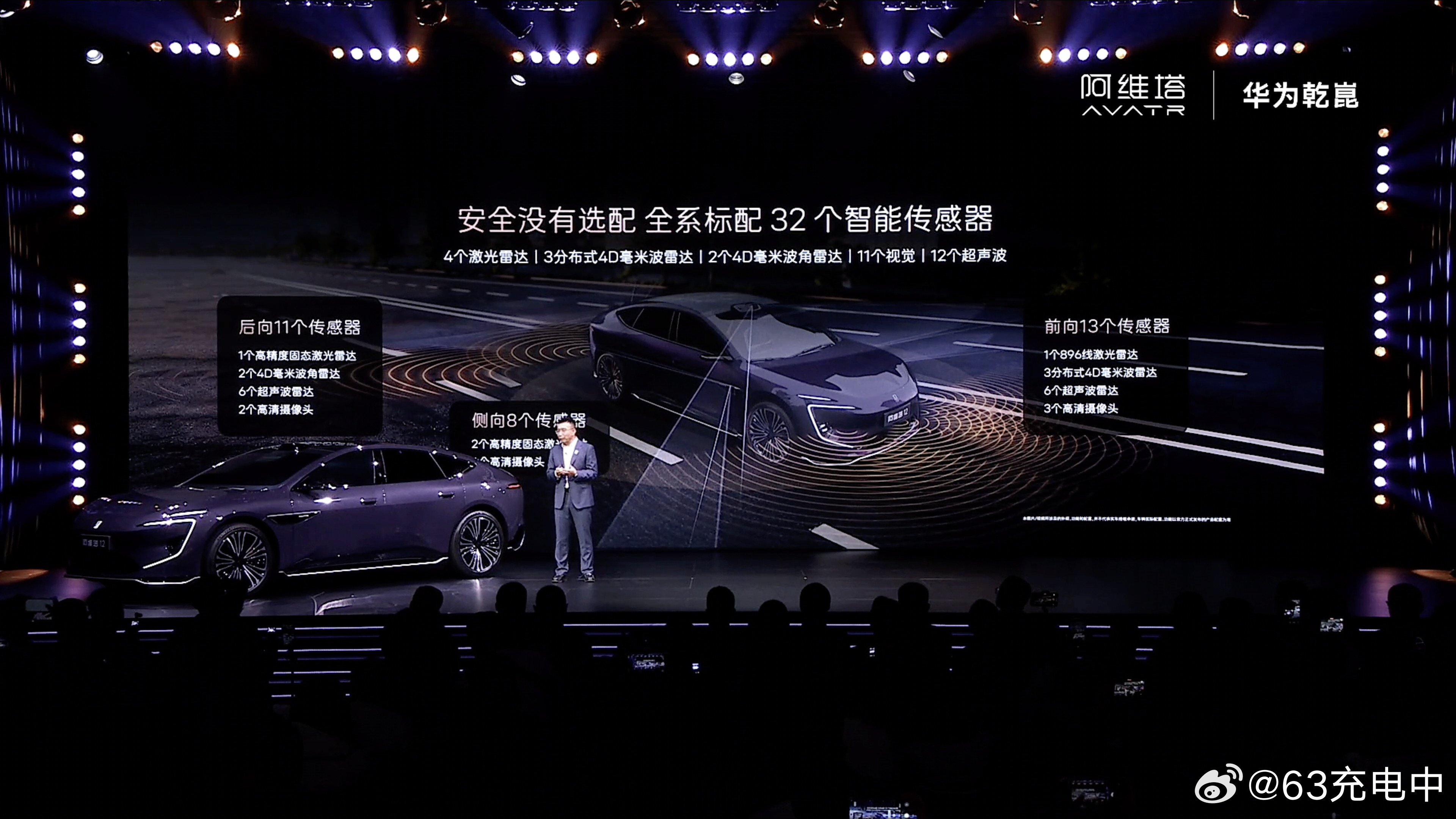 阿维塔新12全系标配4激光华为ADS辅助驾驶。详细感知硬件如下：-