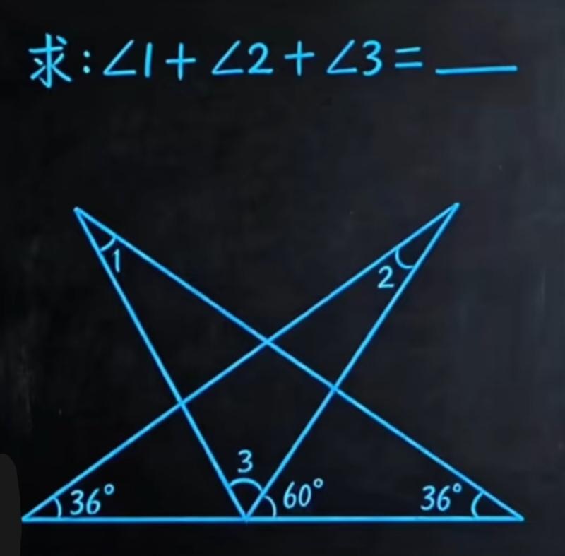这几个角怎么算？数学数学思维