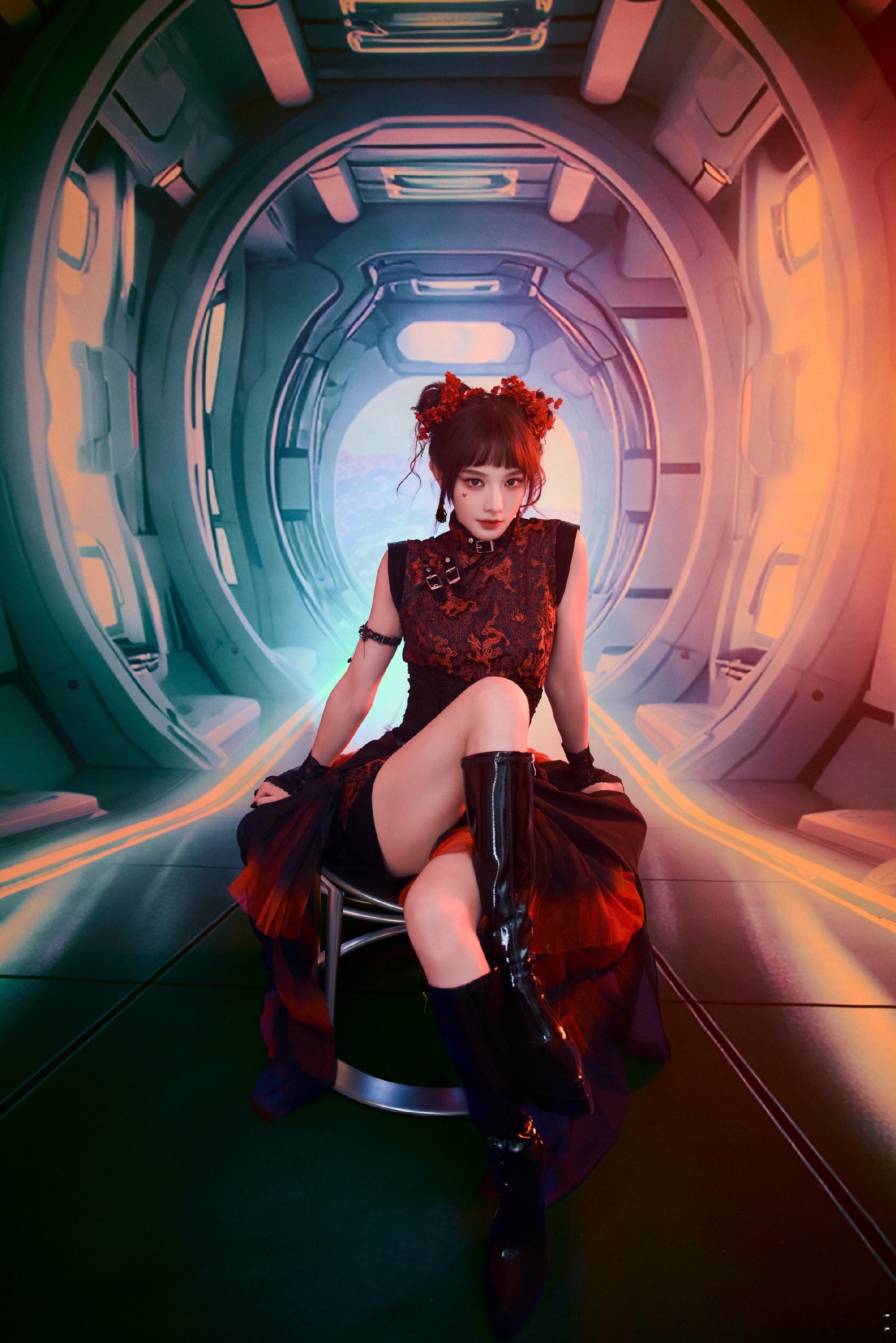 彭小苒谁家福娃跑出来了彭小苒这是谁家福娃跑出来了，过年就要福气满满，好喜庆啊