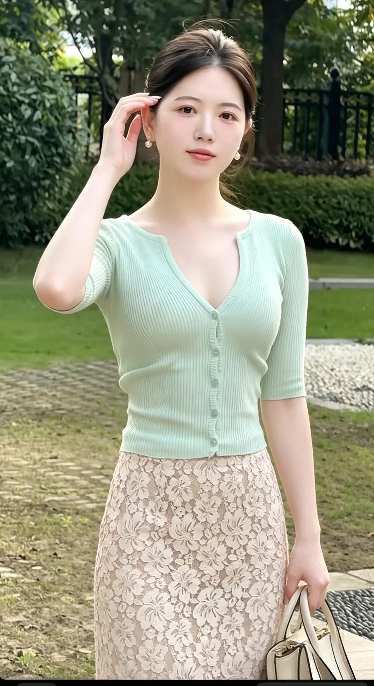 拍到美女了，夏日优雅穿搭街拍时尚图分享美女