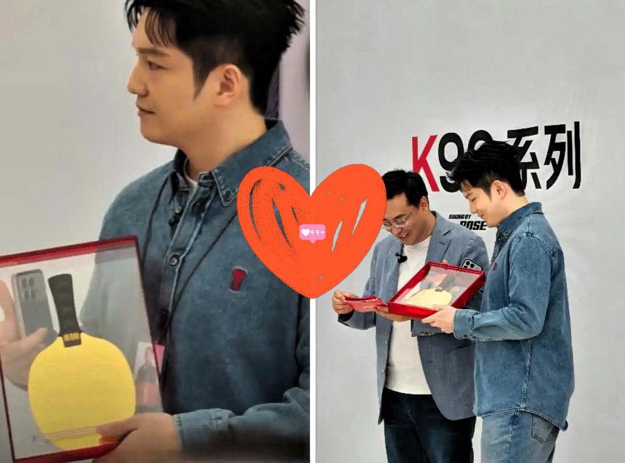 这波真的杀疯了！樊振东当“一日店长”，品牌直接送纯金乒乓球拍，这排面谁看了不