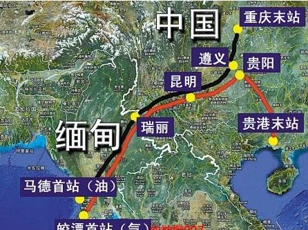 中缅铁路动工，没法彻底解决马六甲困局，只能当作重要的备用通道，降低被单一航道卡脖
