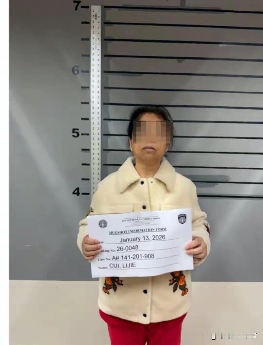 吴佩慈自以为傲的婆婆被抓，在美国被移民局抓起来的，涉嫌旅游签证非法雇佣中国公民、