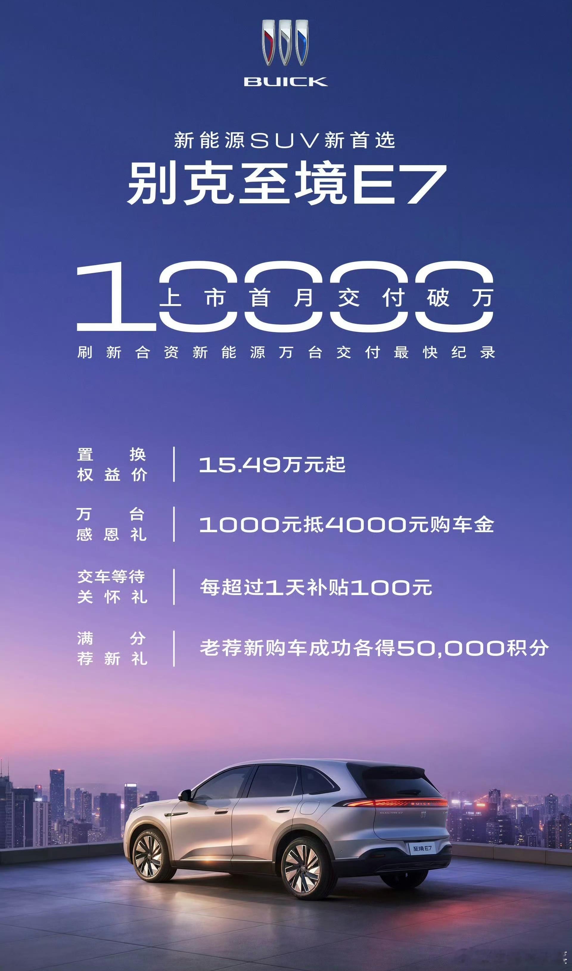 别克至境E7上市首月交付破万大v聊车这几年合资品牌都在奋起直追自主车企，通用泛