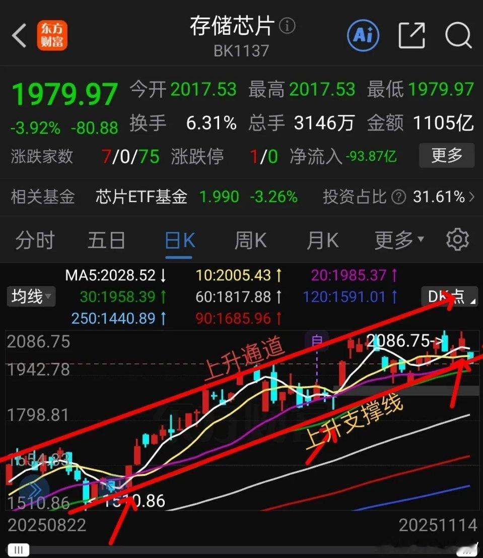 存储芯片大跌后，该离场还是坚定持有？本周五半导体芯片板块集体走弱，存储芯片分支未