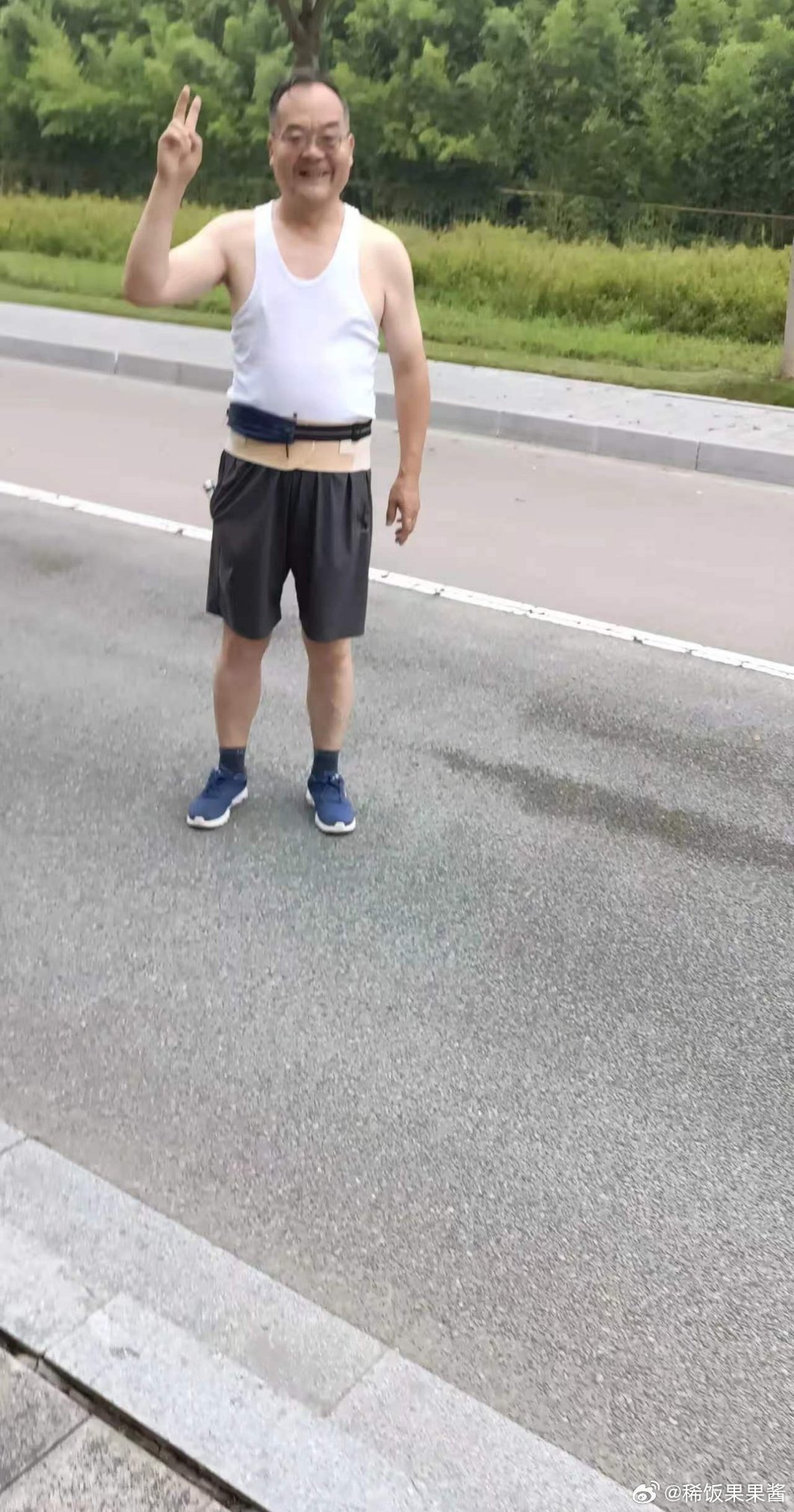 跑步偶遇