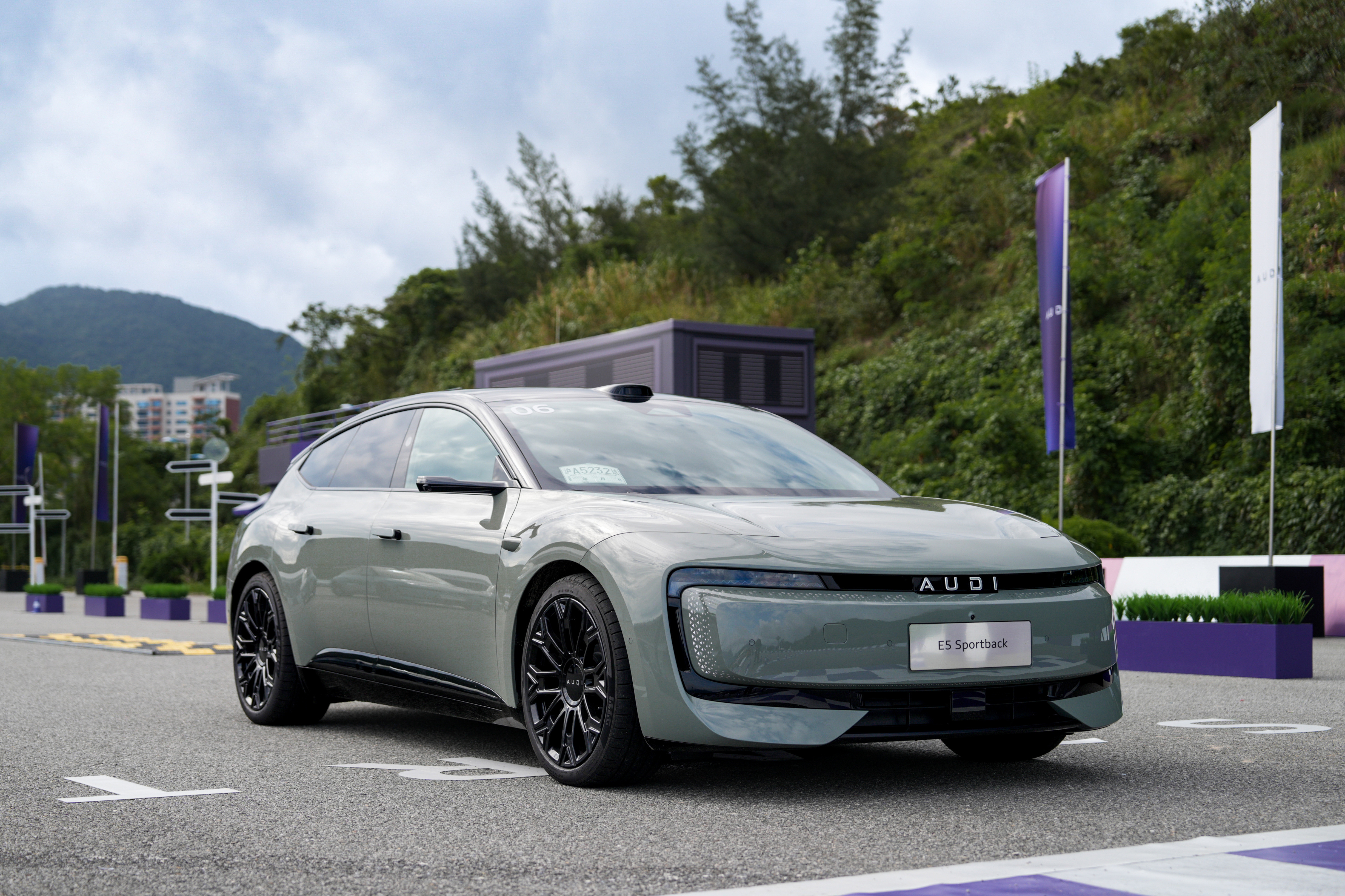 第一台带quattro的智能电动车奥迪E5Sportback的quat