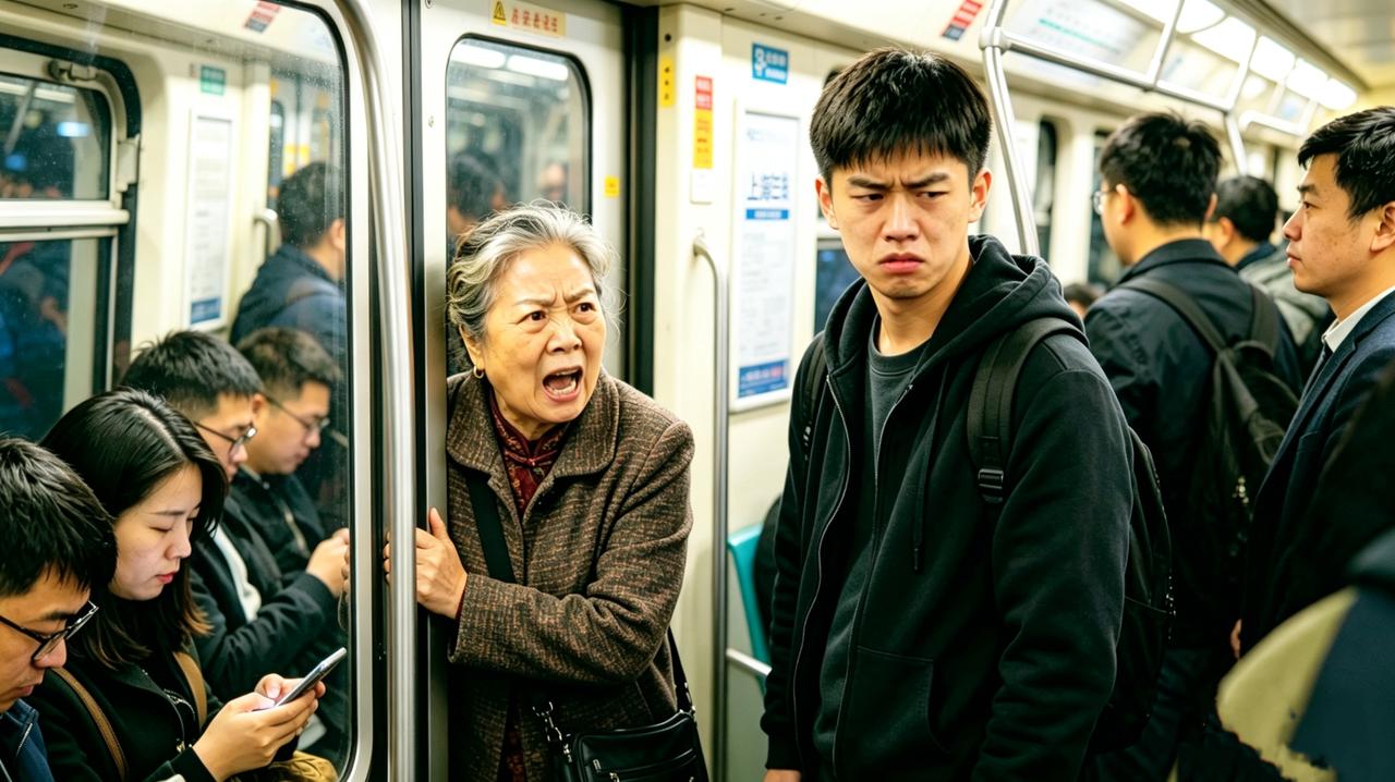 公交车上到底该不该给老人让座？答案其实很现实。早高峰挤地铁，一位六十多岁左