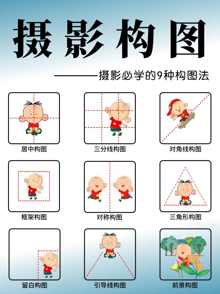 拍照常用的9种构图技巧！！（建议收藏）