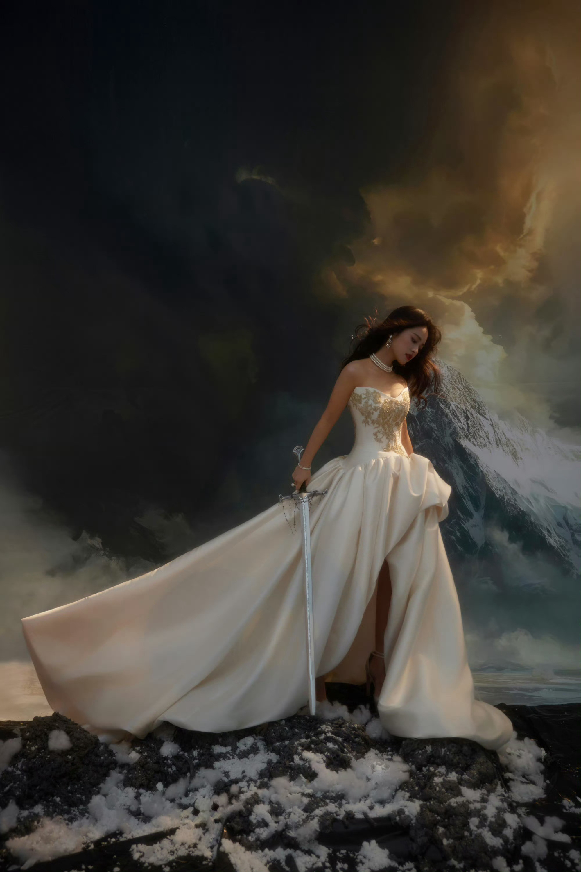 沈月微博视界大会出图，啊啊啊啊啊啊这不就是公主复仇吗？！又美又飒沈月视界