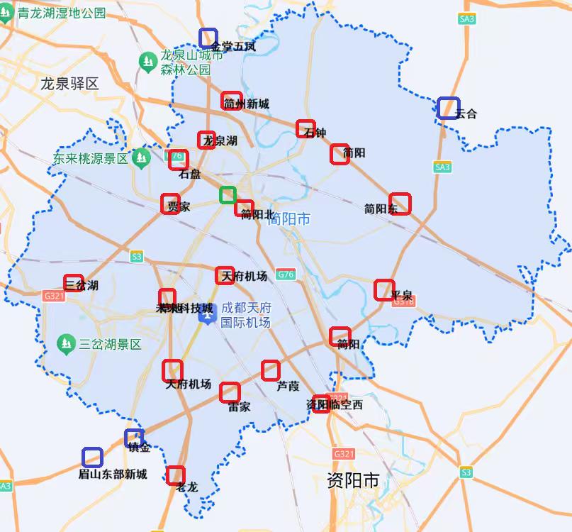 简阳手握7条高速、近20个出口，成都东大门彻底打通作为
