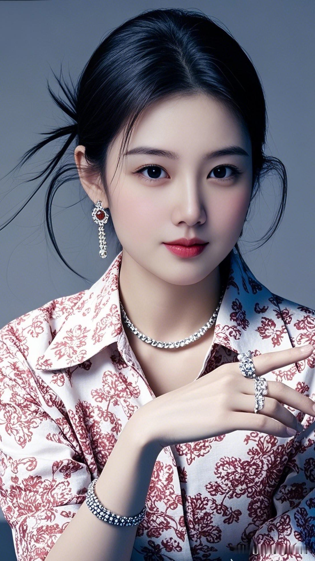 红袖添香夜，玉佩映月明。美人照怎么拍才好看优雅气质，珠宝闪耀，时尚穿搭指南