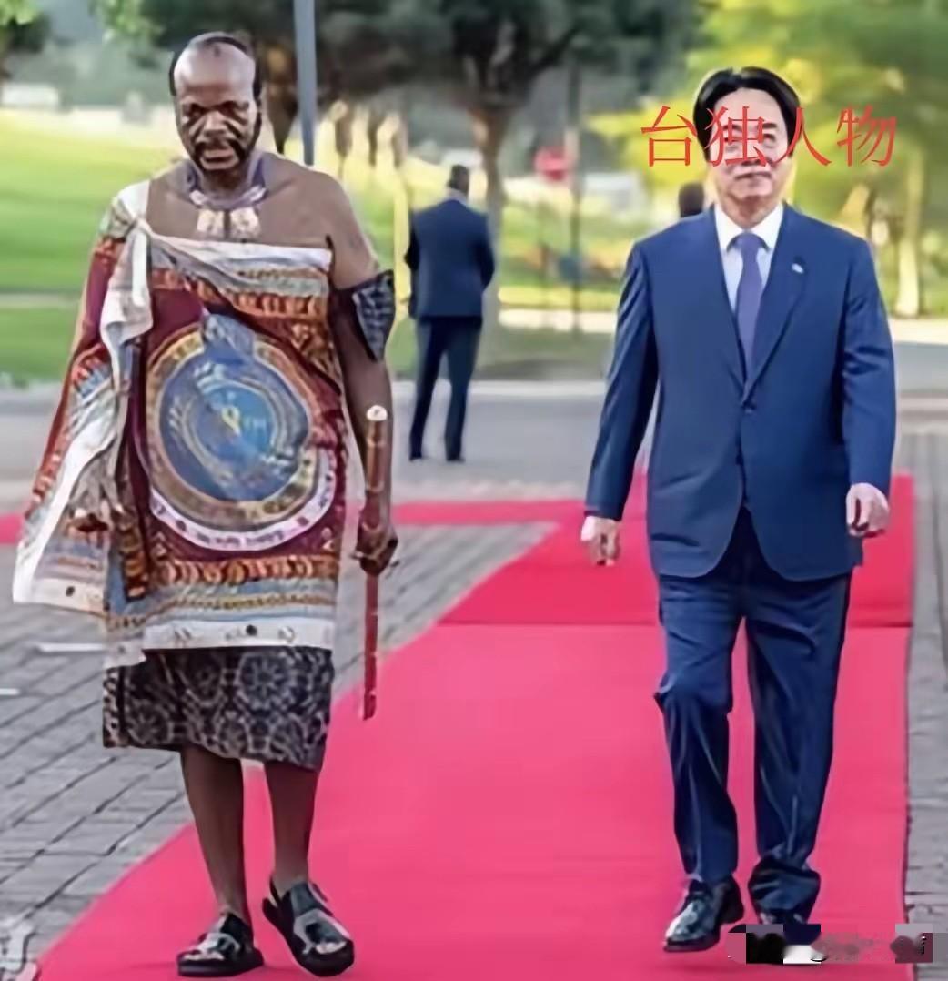 斯威士兰这个君主立宪制国家，真是奇葩中的奇葩啊。你看国王姆斯瓦蒂三世的穿扮，胸口