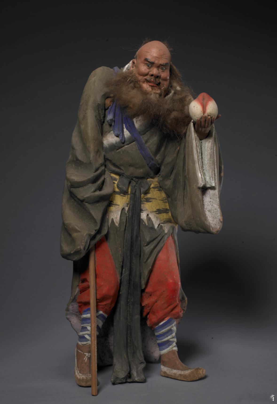 泥人张塑八仙铁拐李像，清​​​