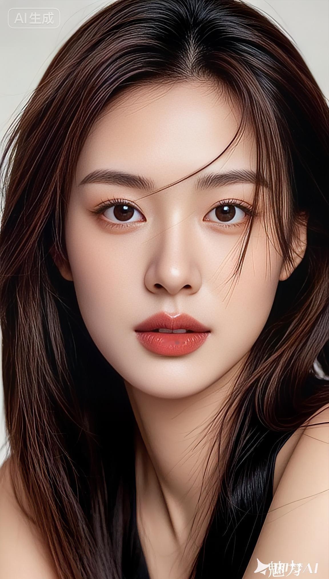 柔发漾清眸，一眼就戳中审美~ai美人图