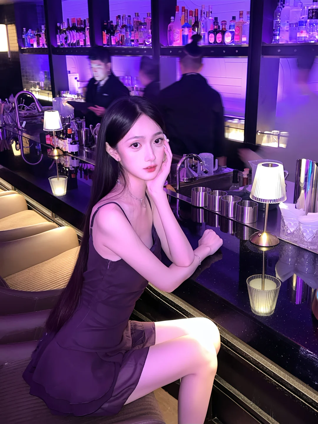 紫色 ‧₊˚⋅♡𓂃💜 ִֶָ☾.