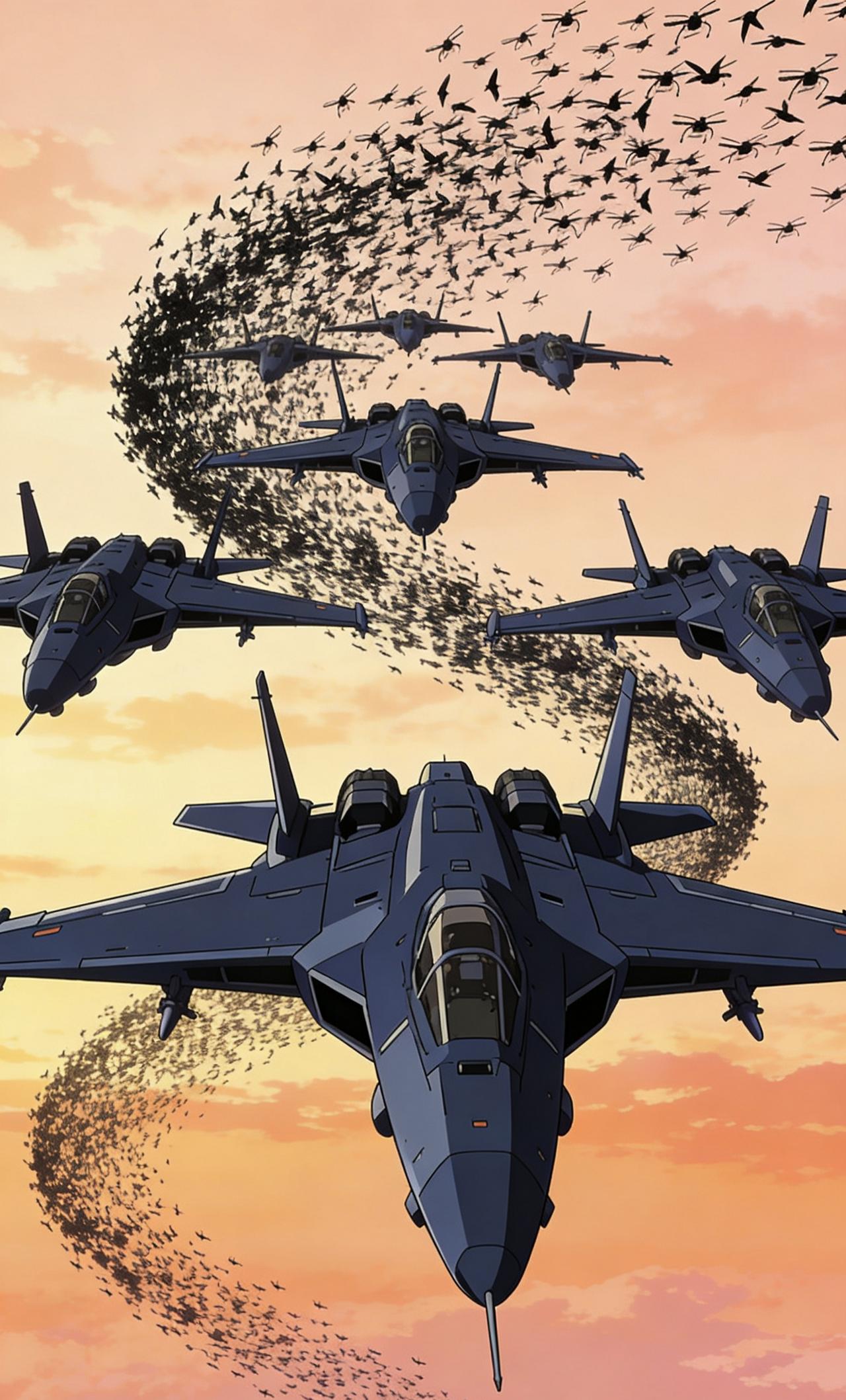 美:阿中你家非常不对劲中:我家咋滴啦美:你家无人机产能是不是太强了中: