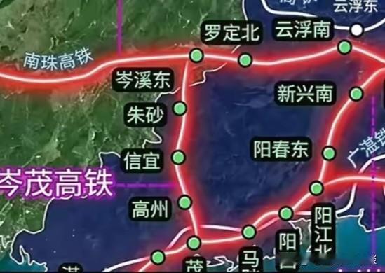 信宜和高州高铁只能委屈求全了！化州就难了广东高铁建设已经进入尾声，毕竟大城市