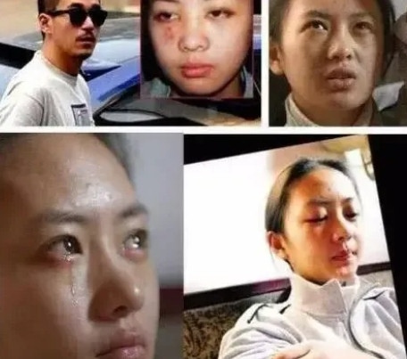 2003年，张国立的儿子张默在中戏门口殴打自己的女朋友童瑶，18岁的童谣跪地求饶