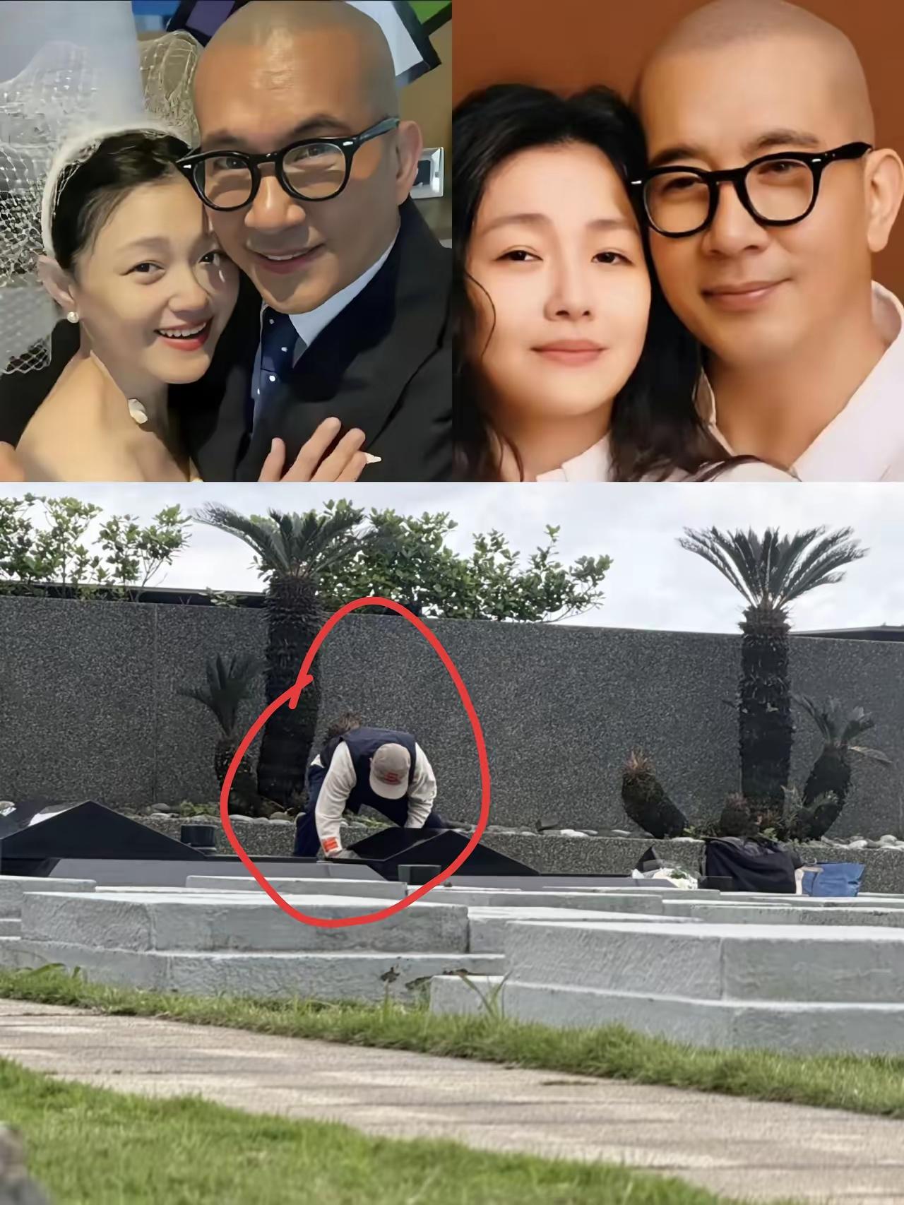 具俊晔在金宝山墓地的样子，看得人心里发堵。粉丝偶遇他那天，他没架折叠椅，就