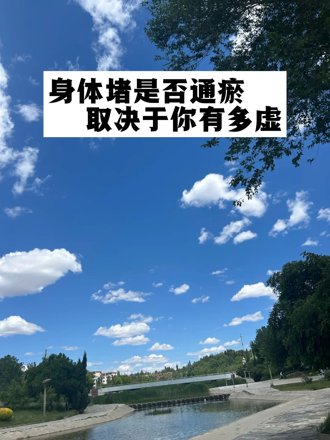 身体堵是否通瘀，取决于你有多虚.