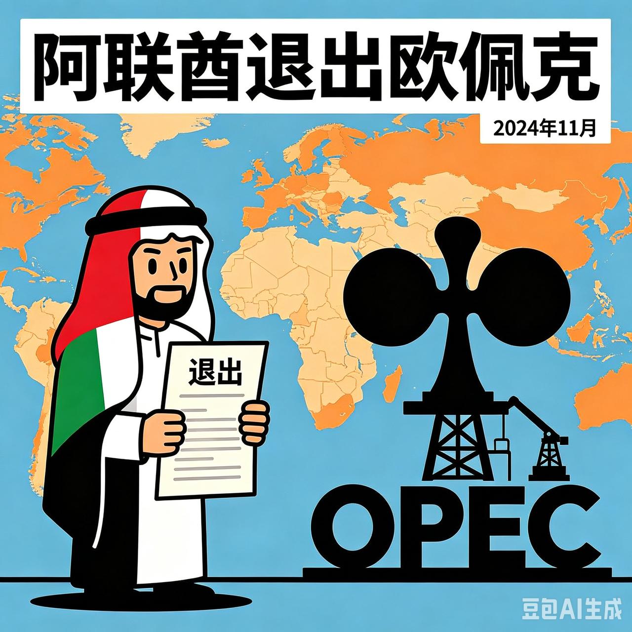 阿联酋：对不起了各位，我要退出群聊了欧佩克：你在想想！我们要抱团阿联酋：我喜