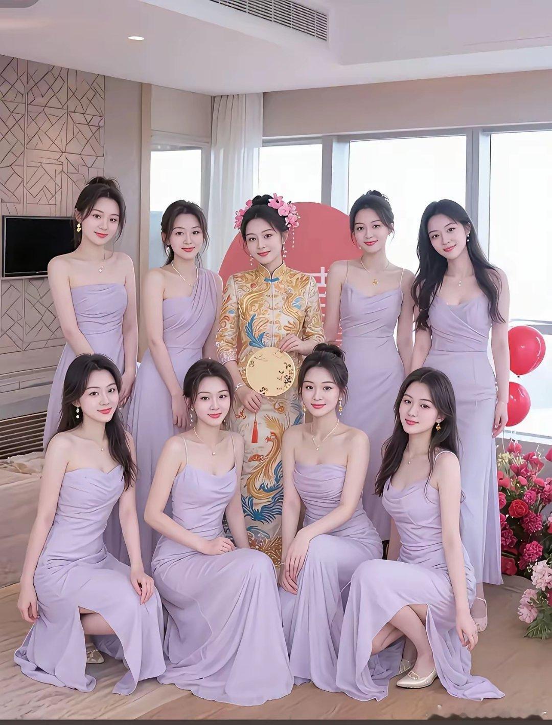 新娘是不是里面最美的？
