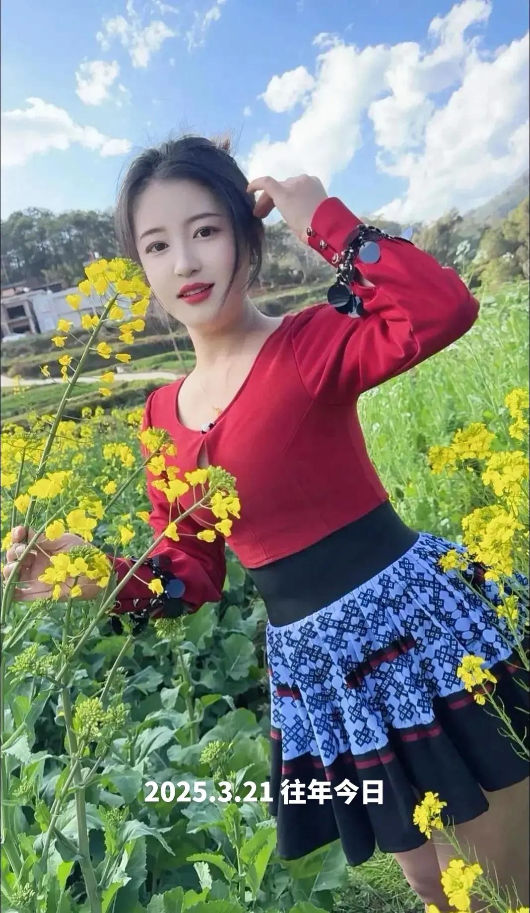 在户外感受春天的味道