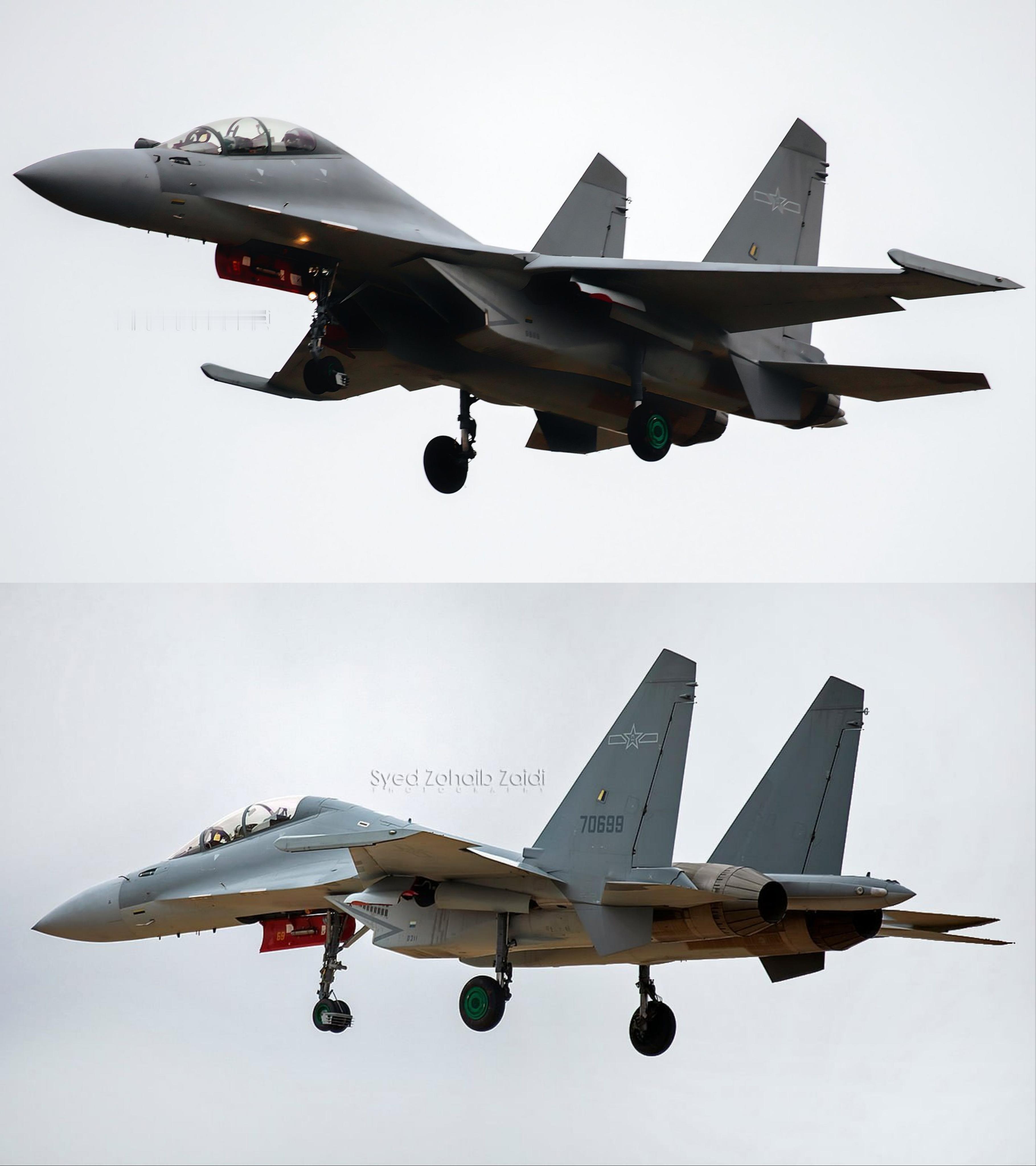 参加中埃“文明之鹰-2026”空军联训的西空“雾都雄鹰”其中两架歼-16图为在巴