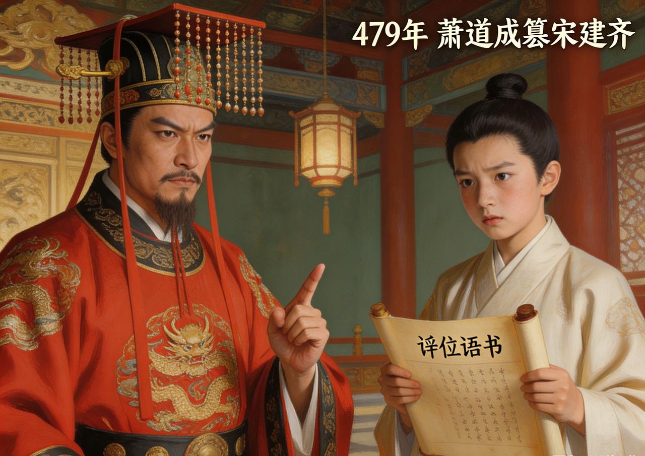 479年，萧道成逼迫13岁的宋顺帝禅位篡宋称帝，建立南朝齐。谁能想到，他亲手终结