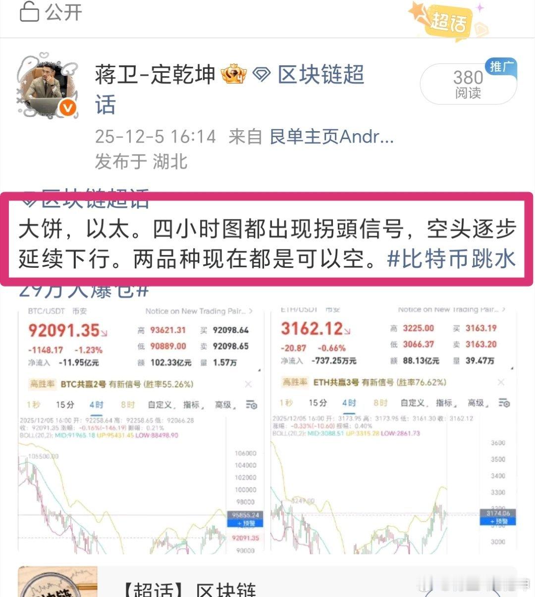 区块链两品种全部下来了，多的不想说，我全跑了