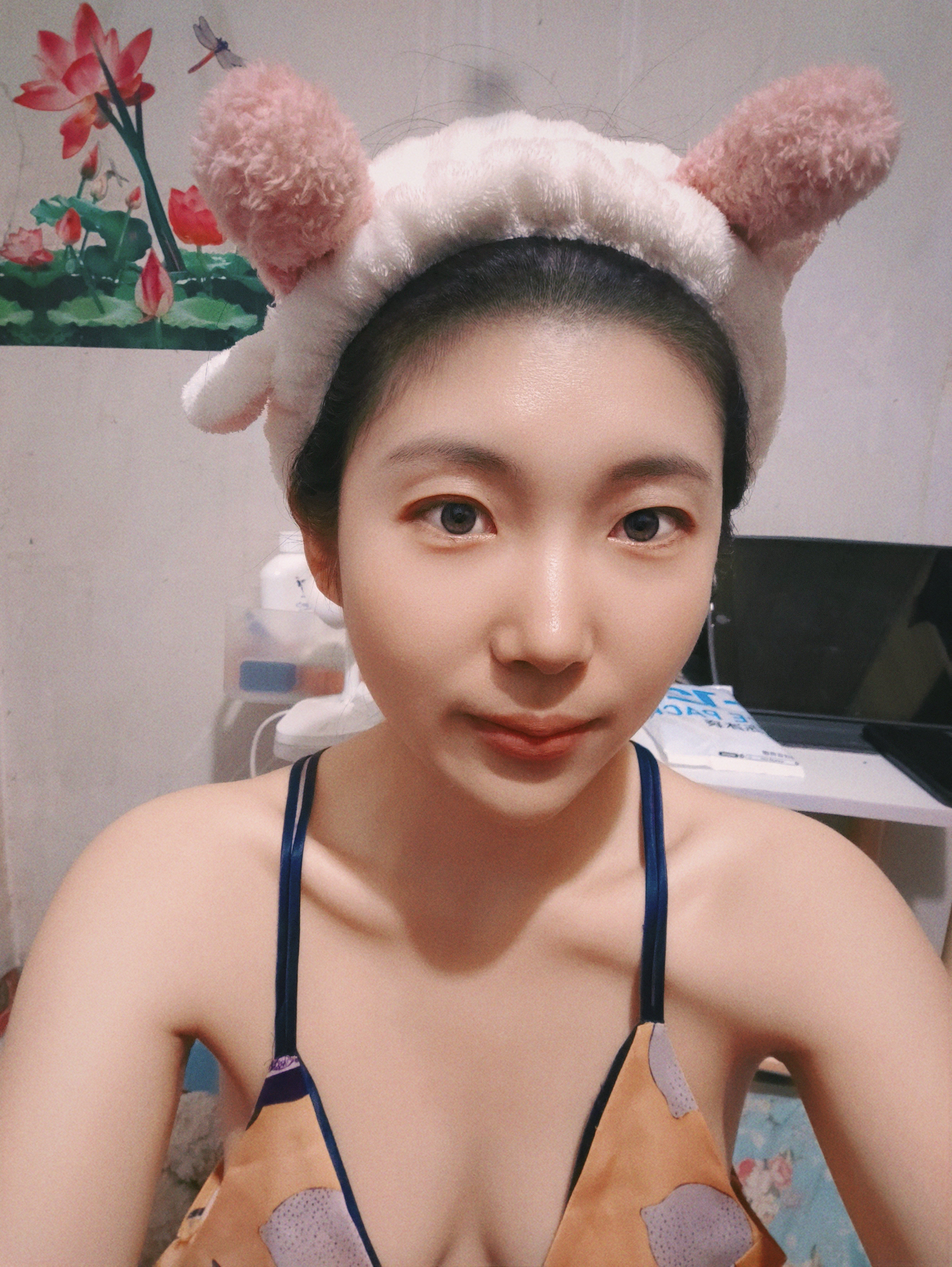 准备卸妆睡觉....