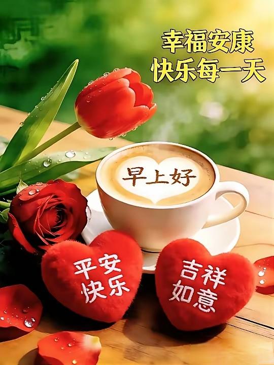 早上好[玫瑰]荣华万千，平安最珍贵；世事万般，健康最美好。🌞[玫瑰]