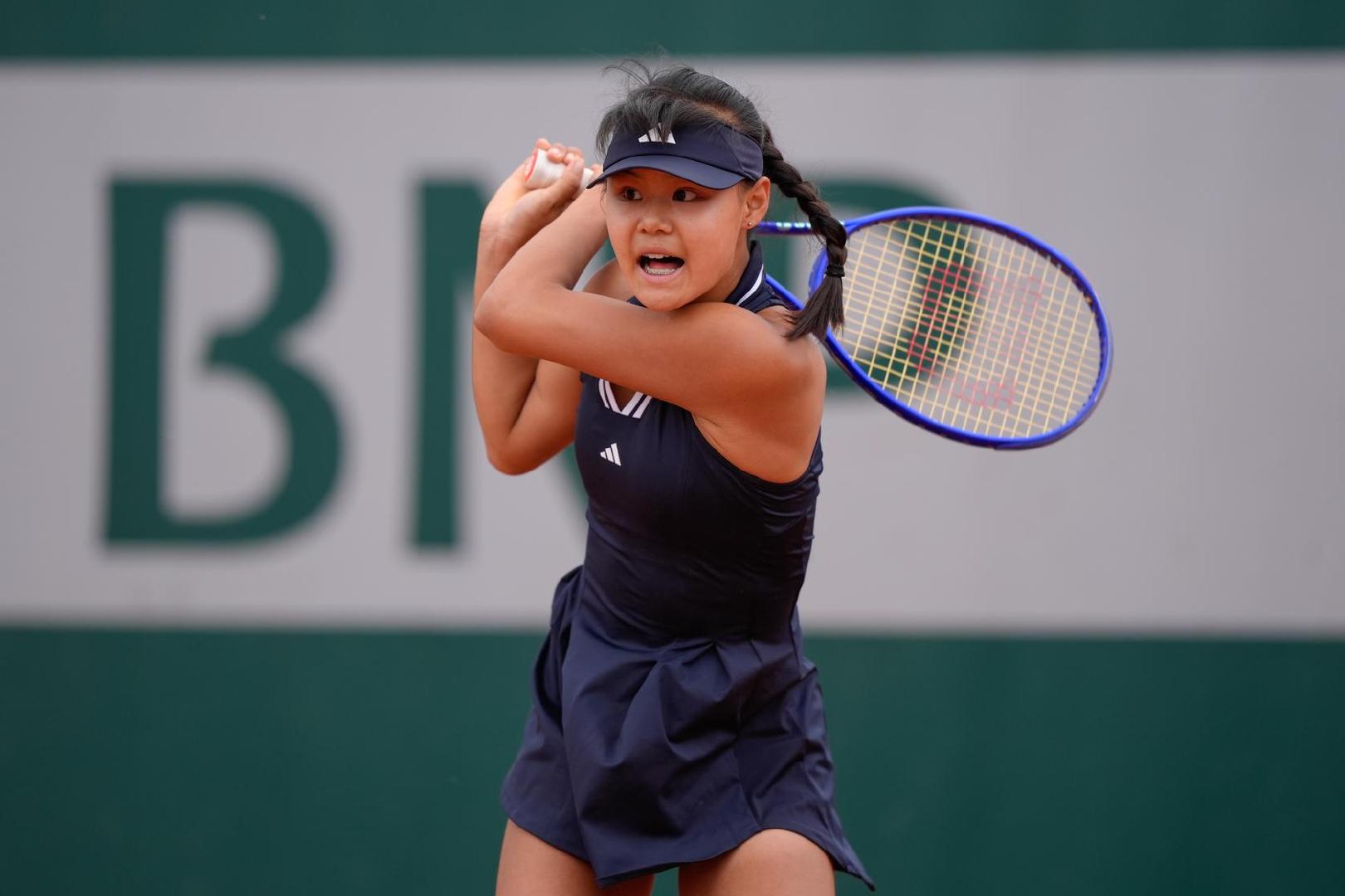 孙心然收获温网青少年女单亚军🥈2026温网青少年女单决赛，中国球员以7-5
