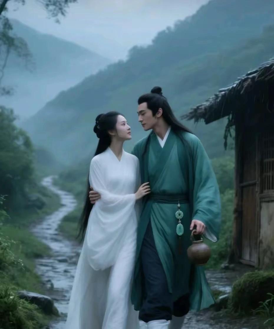 手托相思好凄凉，恩爱可惜不同床。深夜想你千百遍，梦中执手诉衷肠。