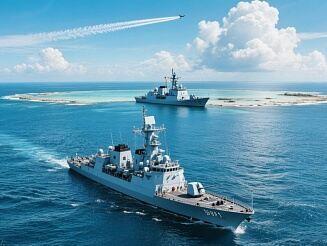 解放军一连五天在南海巡航，这波操作太提气了！菲律宾拉拢域外势力搅局南海，组织“