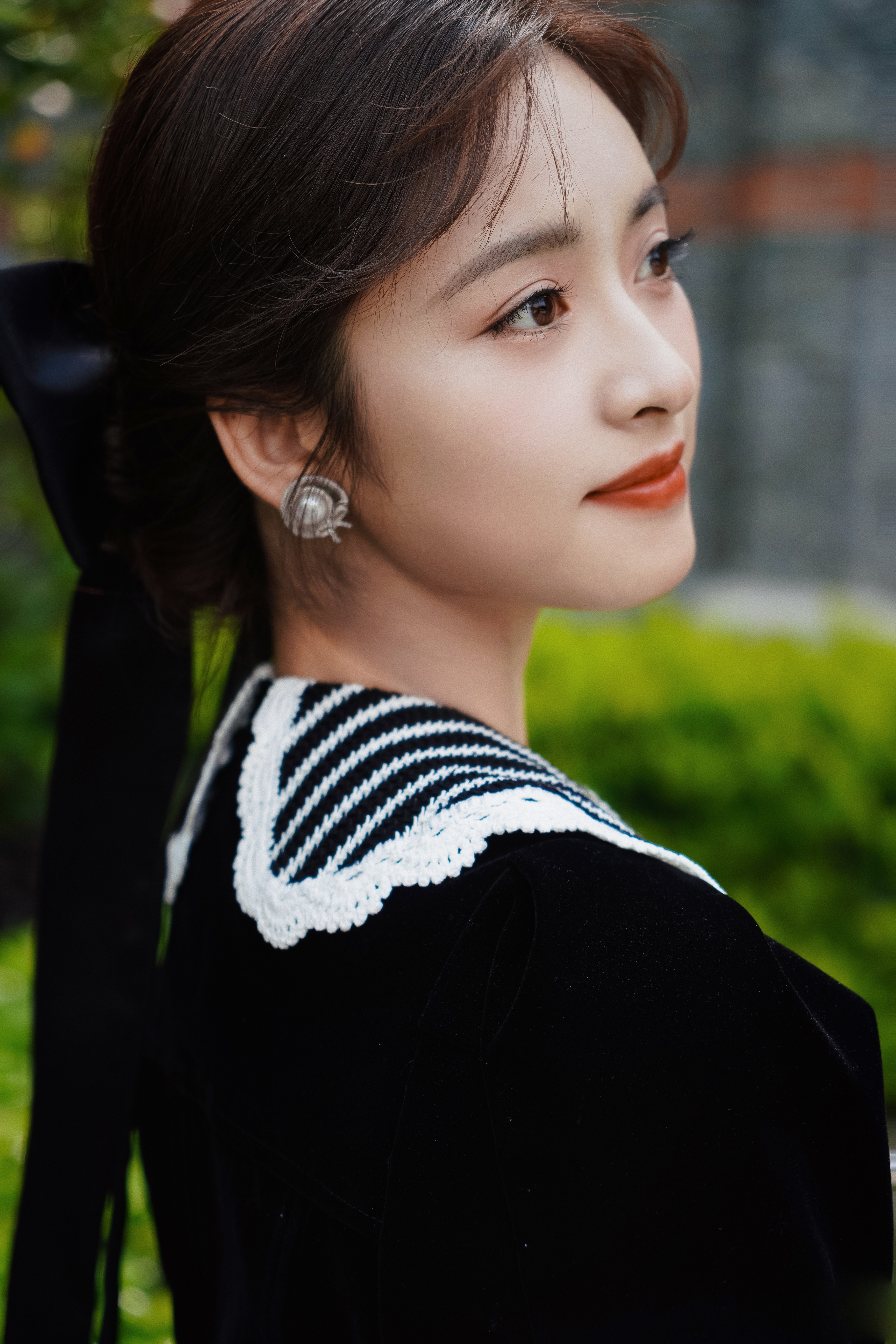 沈月黑色少女穿搭，是青春的味道​​​