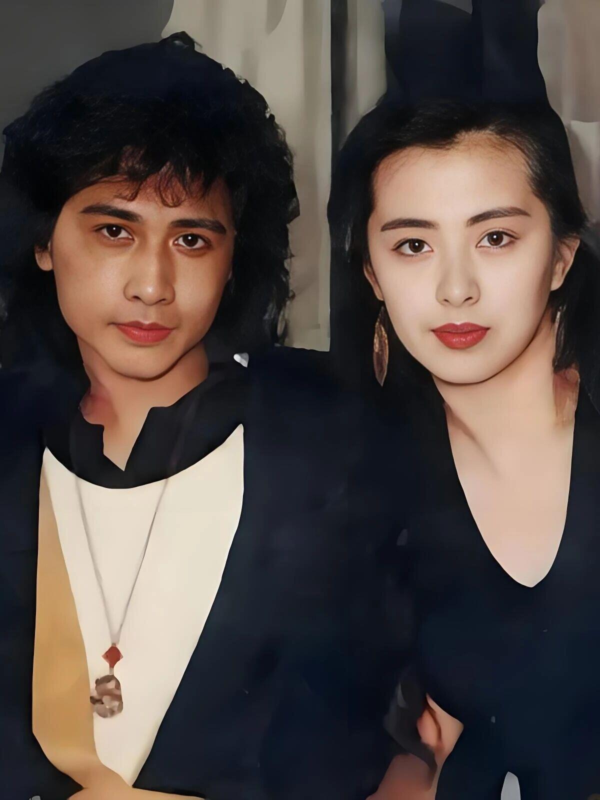 1987年，王祖贤和齐秦因为拍摄电影《芳草碧连天》相识相爱。一个是风华绝代的荧幕