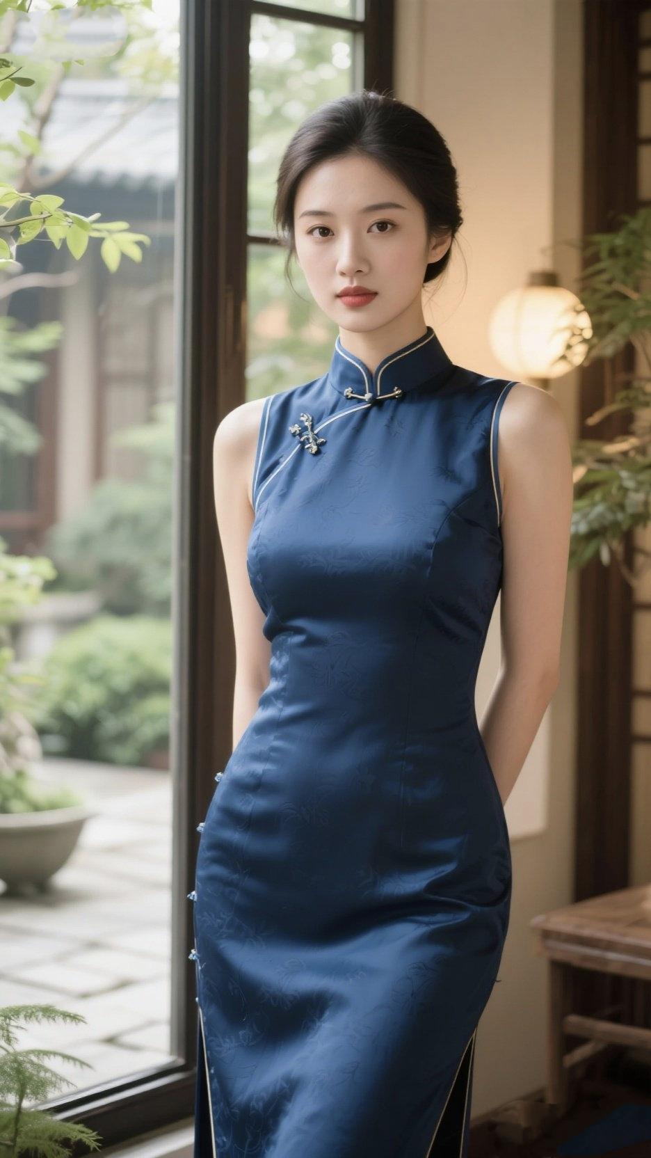 《针脚里的旧时光，旗袍上的东方韵》丝线绕指轻，穿起流年一寸金细密针脚里，