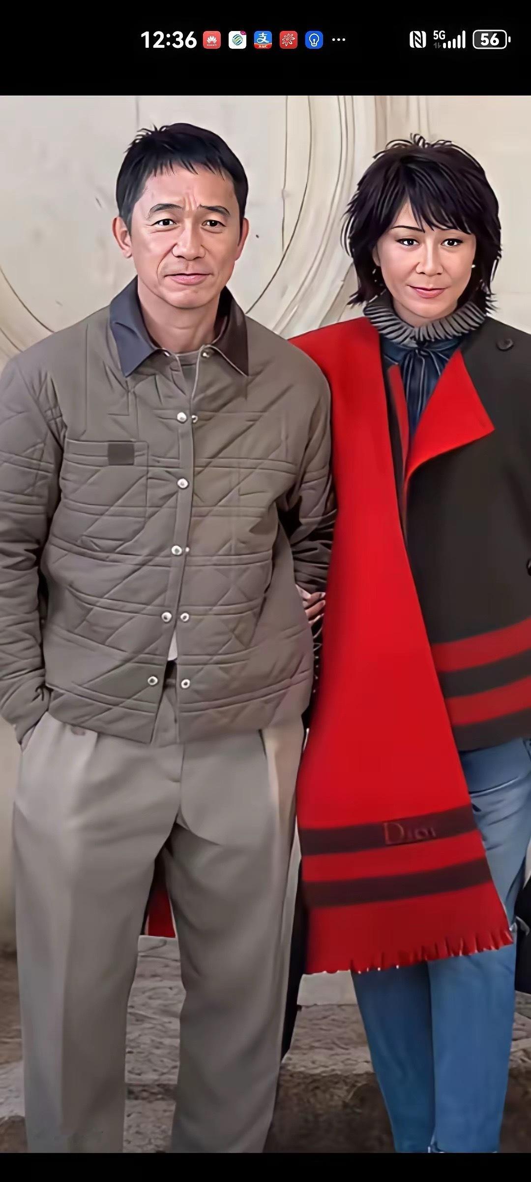 梁朝伟这衣服如果穿到普通人身上，就是街头卖菜的