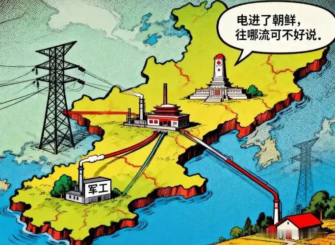 明明朝鲜比越南更缺电，为何中国不向朝鲜出口呢？说白了，中国一旦给朝鲜送电，就会惹
