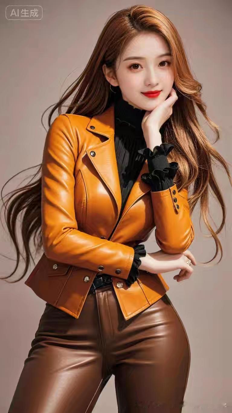 时尚皮衣穿搭，帅气又迷人！🔥👗