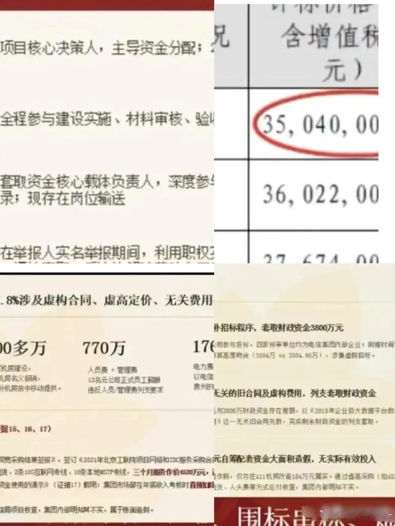 10月4日，清华毕业原中国电信员工郑季衍，把一封实名举报信甩了出来，冲的是