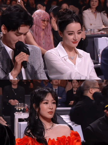 2023年芭莎夜杨紫穿的这橘色裙子就算是迪丽热巴来穿也不会好看的！迪丽热巴一件最