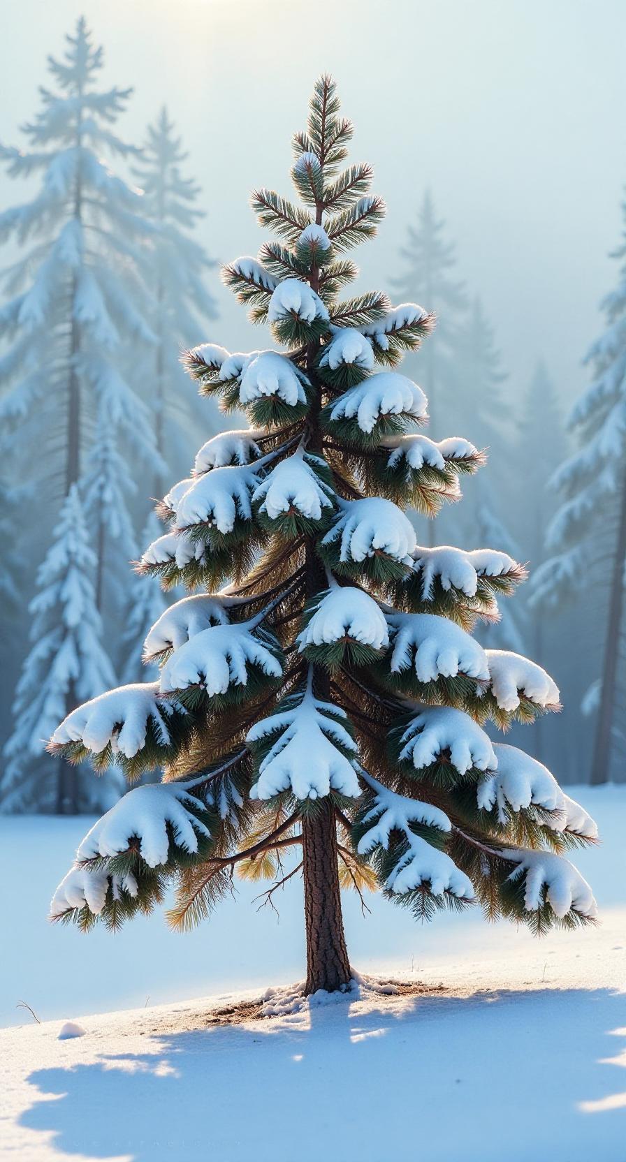 瑞雪纷飞兆岁昌，银装素裹映朝阳。千山玉屑凝寒韵，万木琼英缀晚妆。素影婆娑
