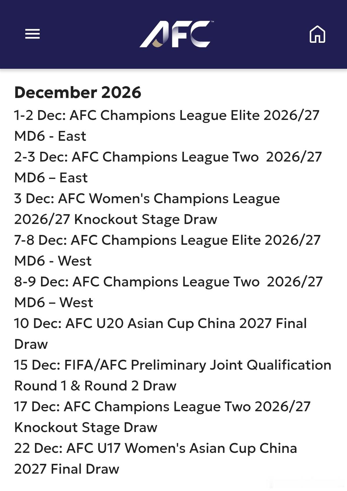 据悉，2030年世界杯和2032年亚洲杯联合预选赛的抽签仪式将于今年12月15日举行。由于国足超过第