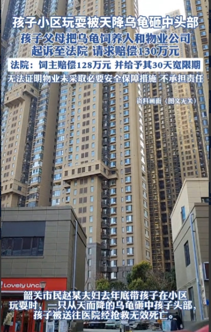 痛心！男孩在小区内意外身亡，原因让人唏嘘记者从韶关市中级人民法院了解到，韶关市