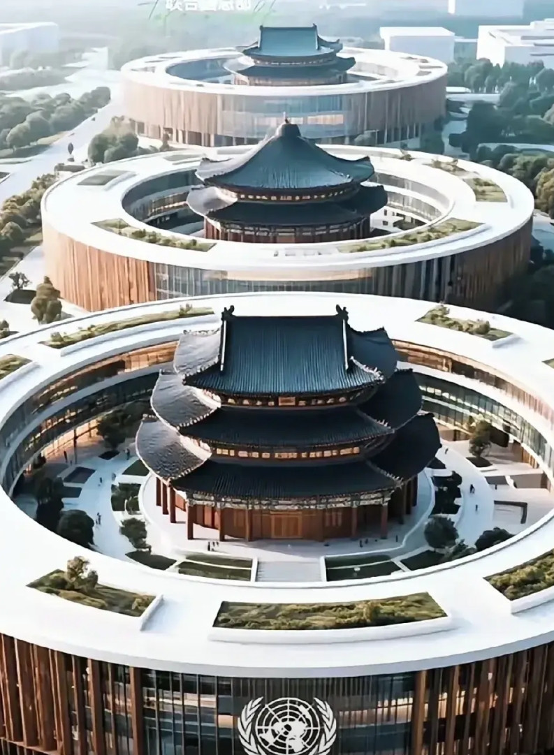 网上曝光的“香港国际调解院”办公大厦设计图太亮眼！飞檐斗拱、雕梁画栋，既有传统